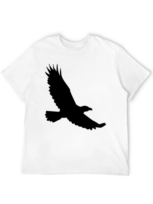 Black Eagle Graphic Tee - Mens Short Sleeve Casual T-Shirt