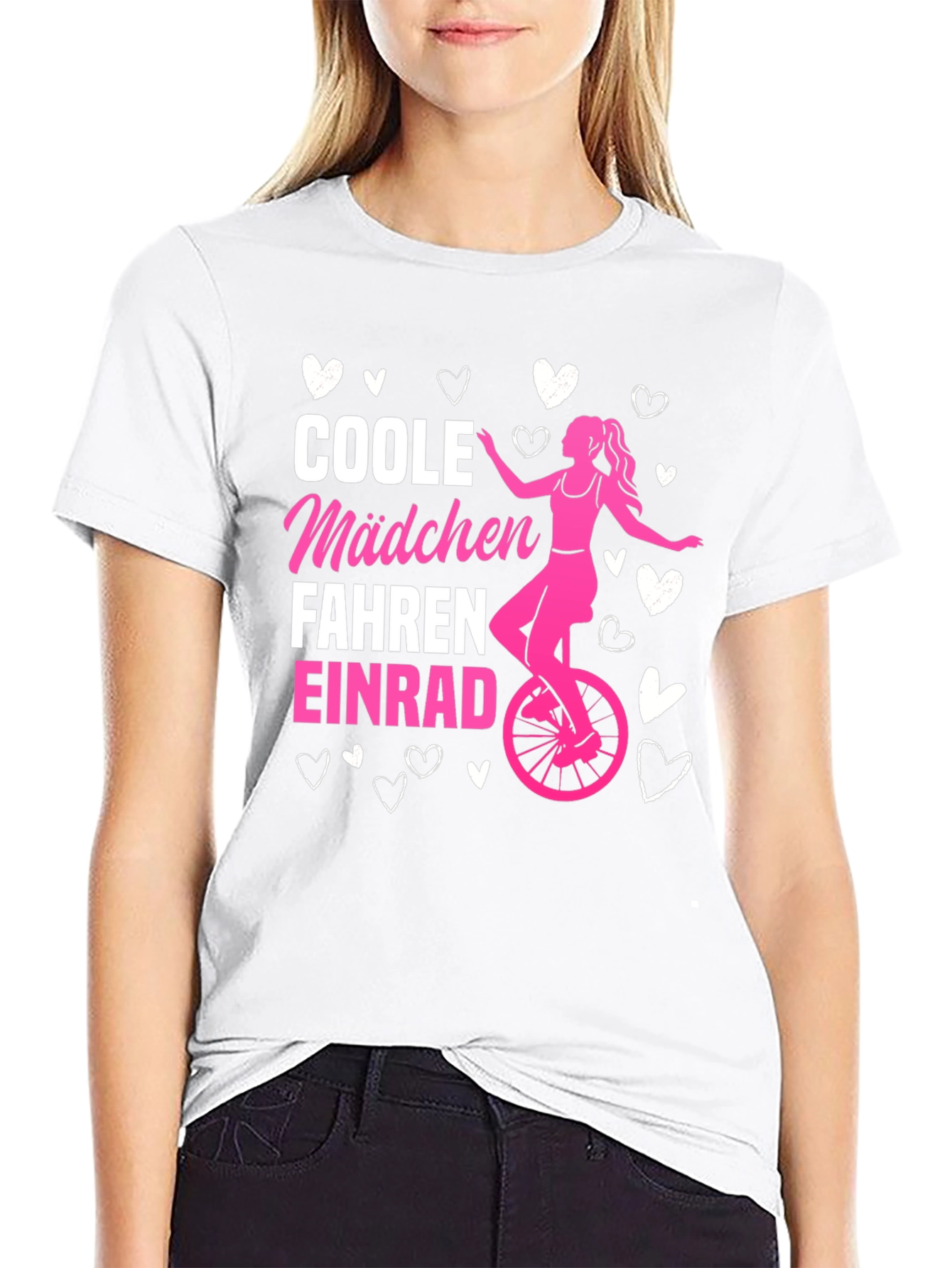 Cool Girls Unicycle T-Shirt