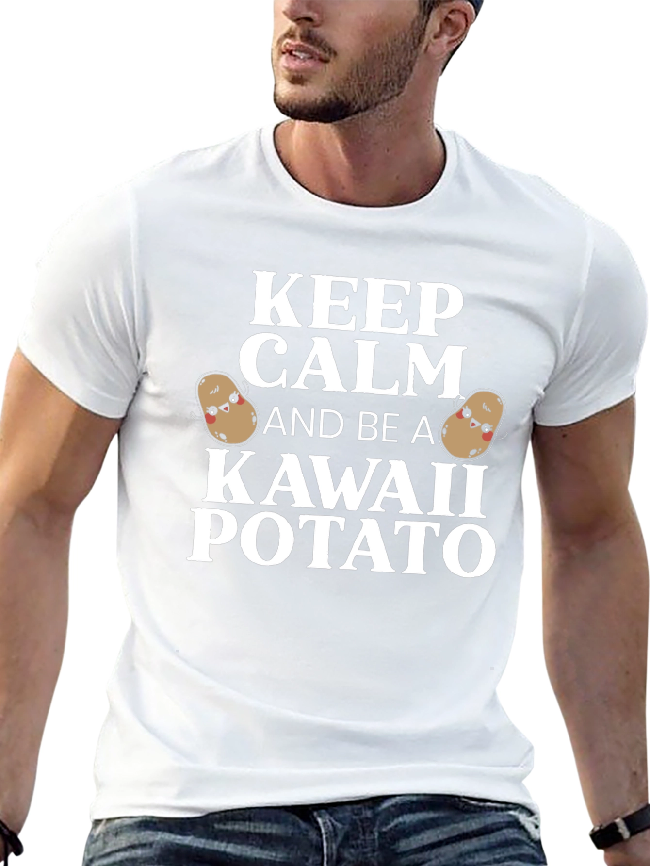 Keep Calm Kawaii Potato T-Shirt