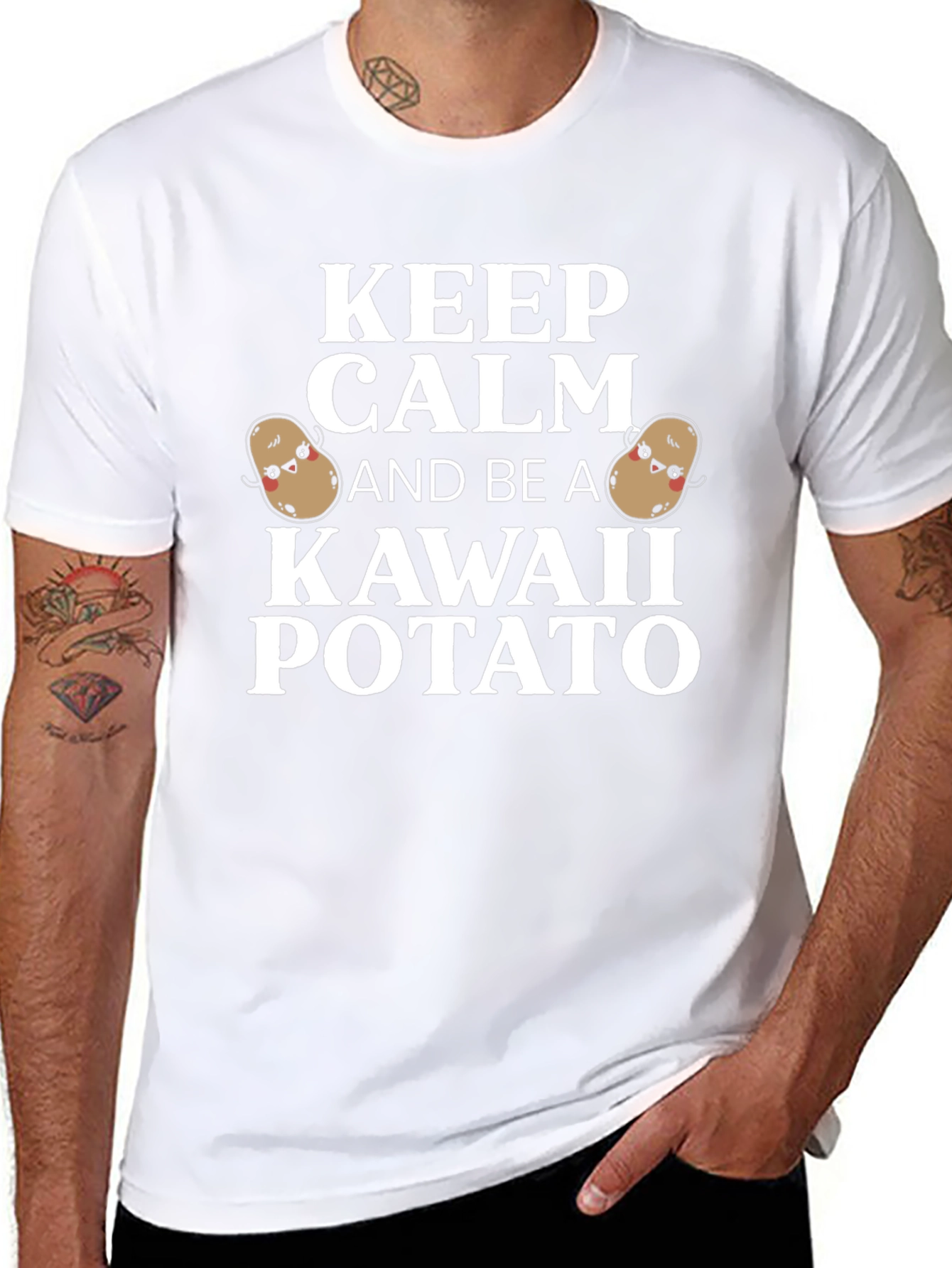 Keep Calm Kawaii Potato T-Shirt