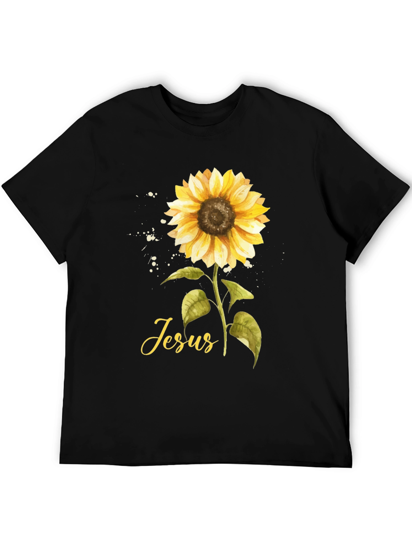 Sunflower Jesus T-Shirt - Faith Inspired Design
