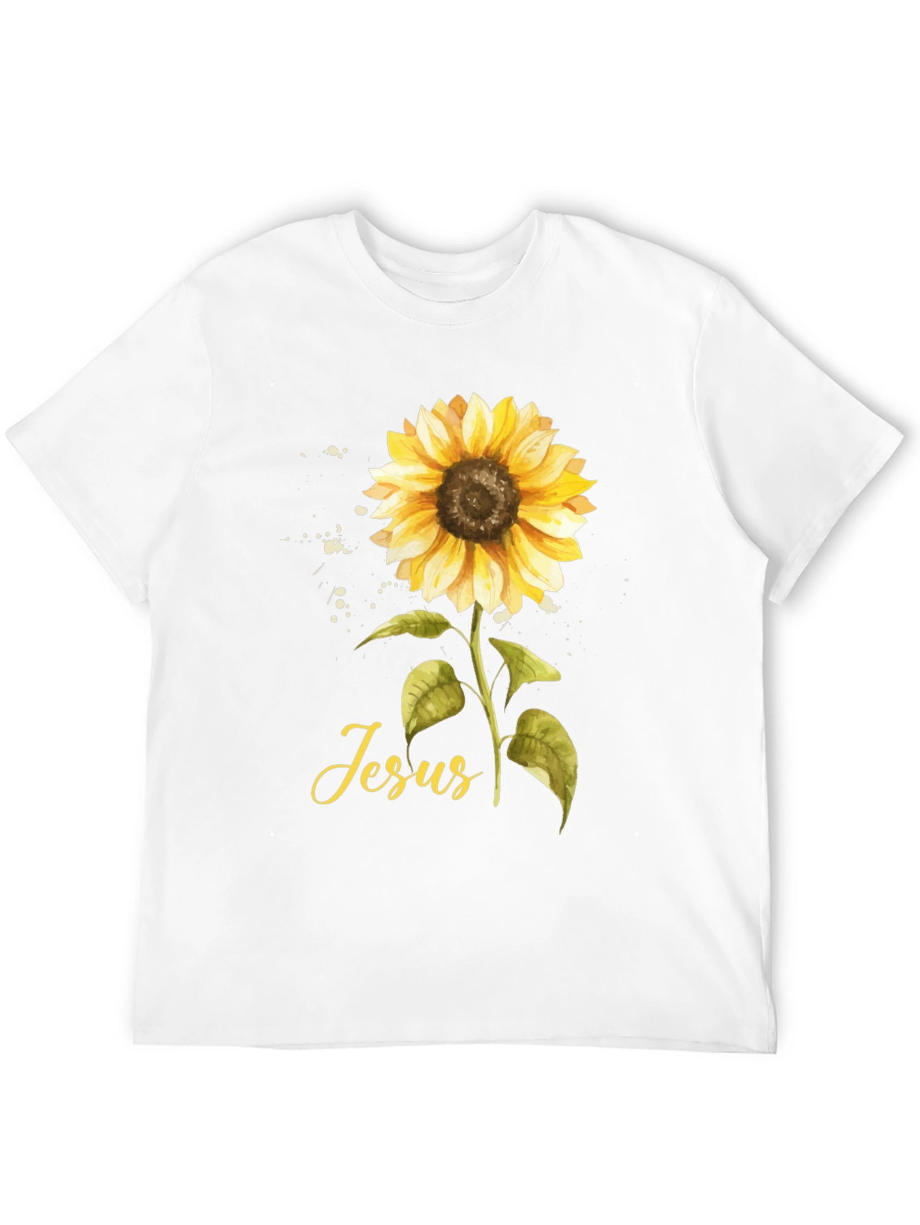 Sunflower Jesus T-Shirt - Faith Inspired Design