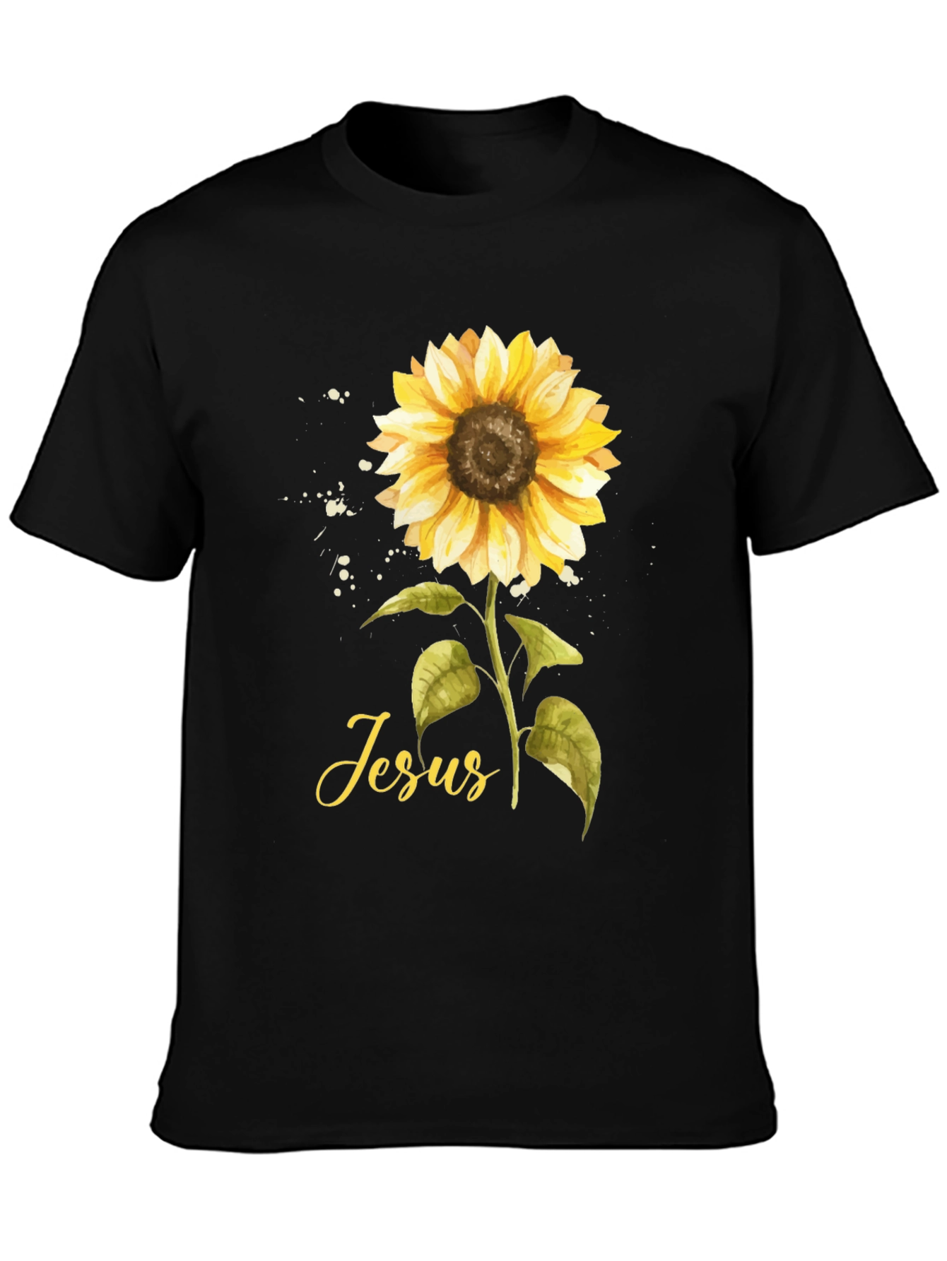 Sunflower Jesus T-Shirt - Faith Inspired Design