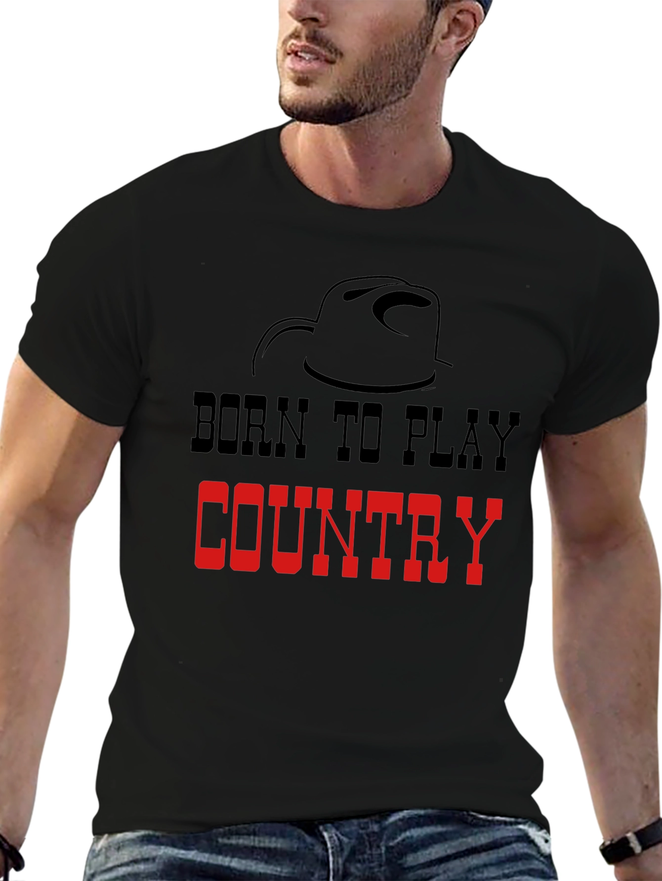 Born to Play Country Graphic Tee