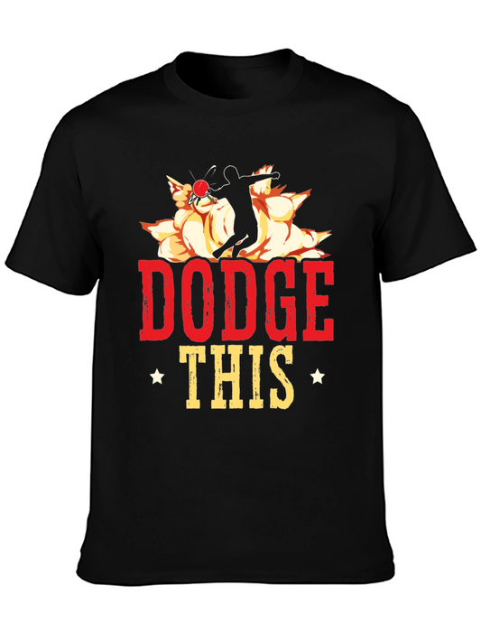 Dodge This T-Shirt Funny Dodgeball Graphic Tee
