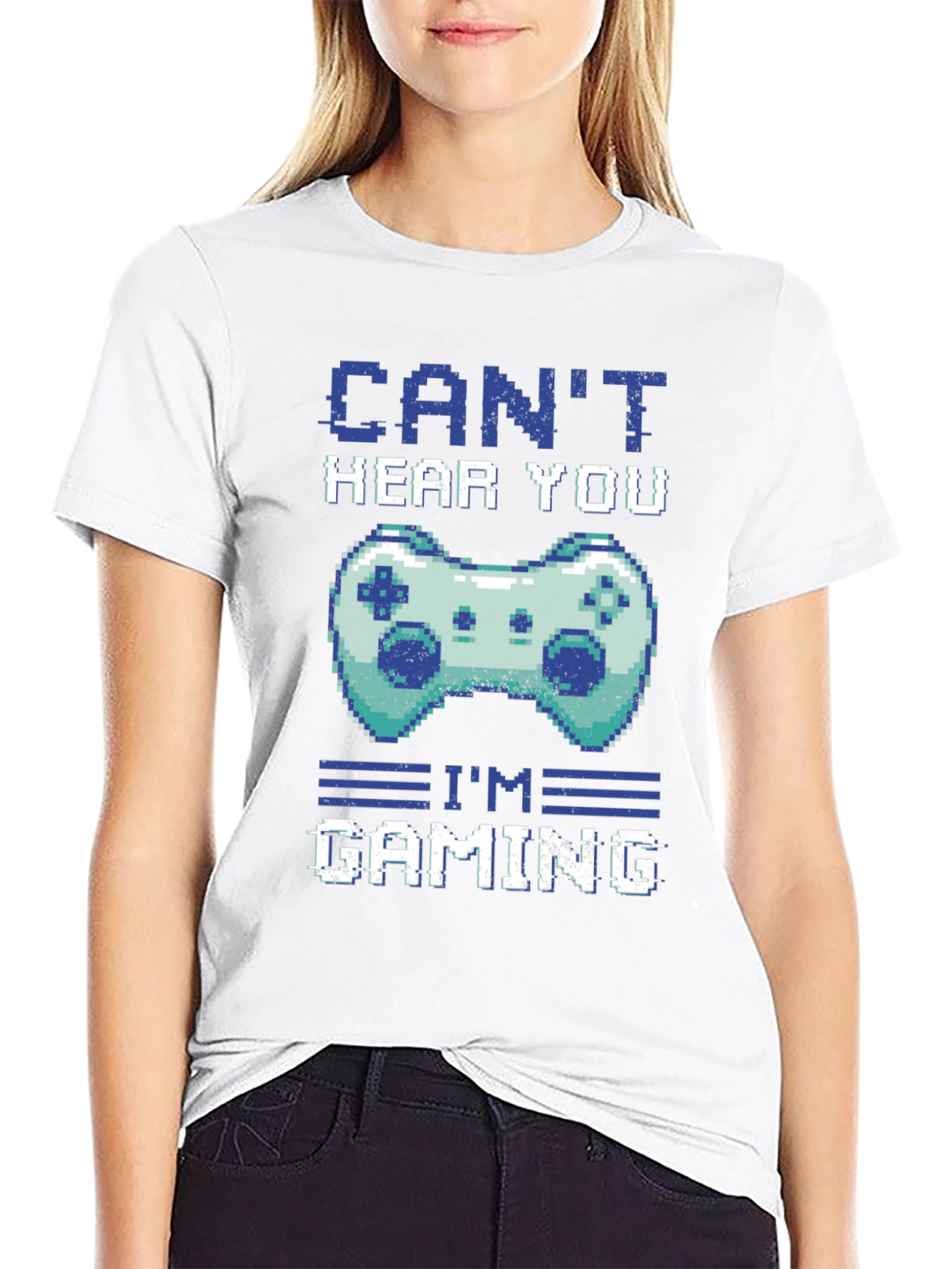 Gamer T-Shirt - Cant Hear You Im Gaming