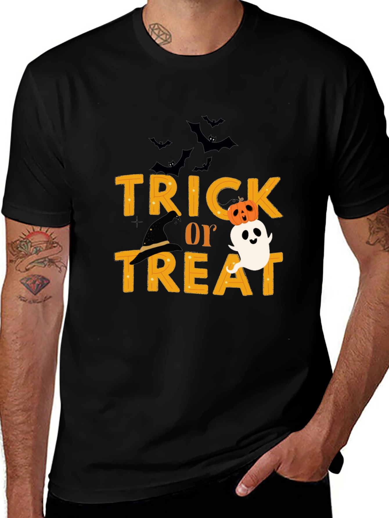 Halloween Trick or Treat Graphic Tee