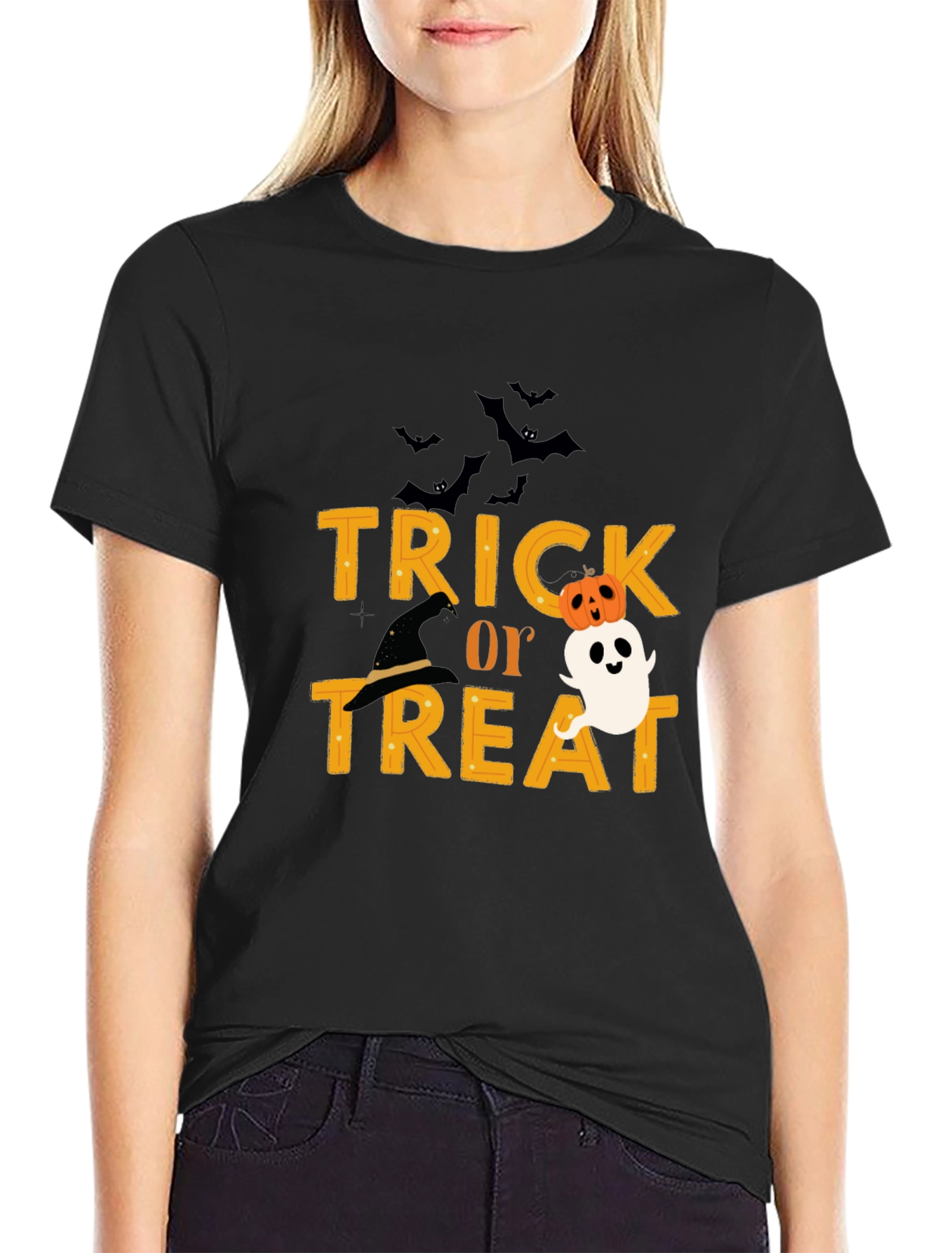 Halloween Trick or Treat Graphic Tee