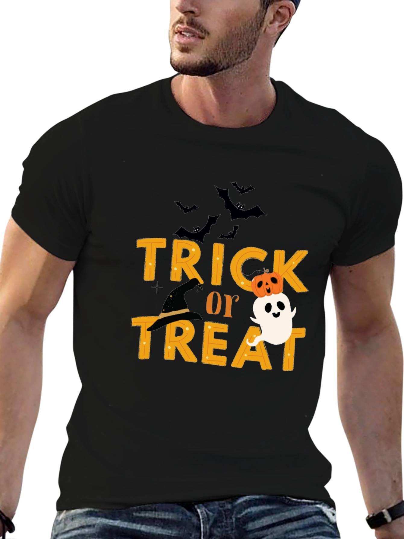 Halloween Trick or Treat Graphic Tee