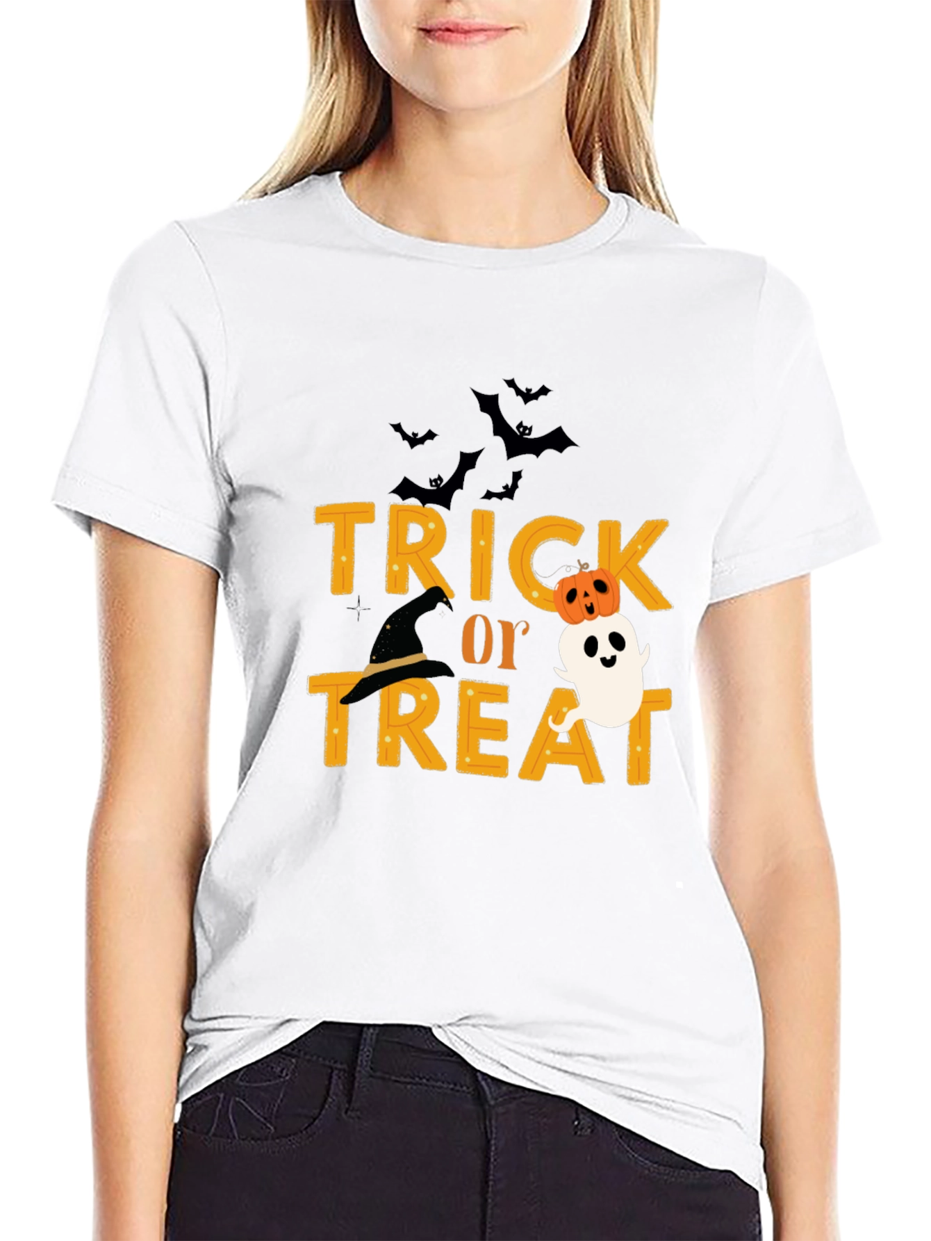 Halloween Trick or Treat Graphic Tee