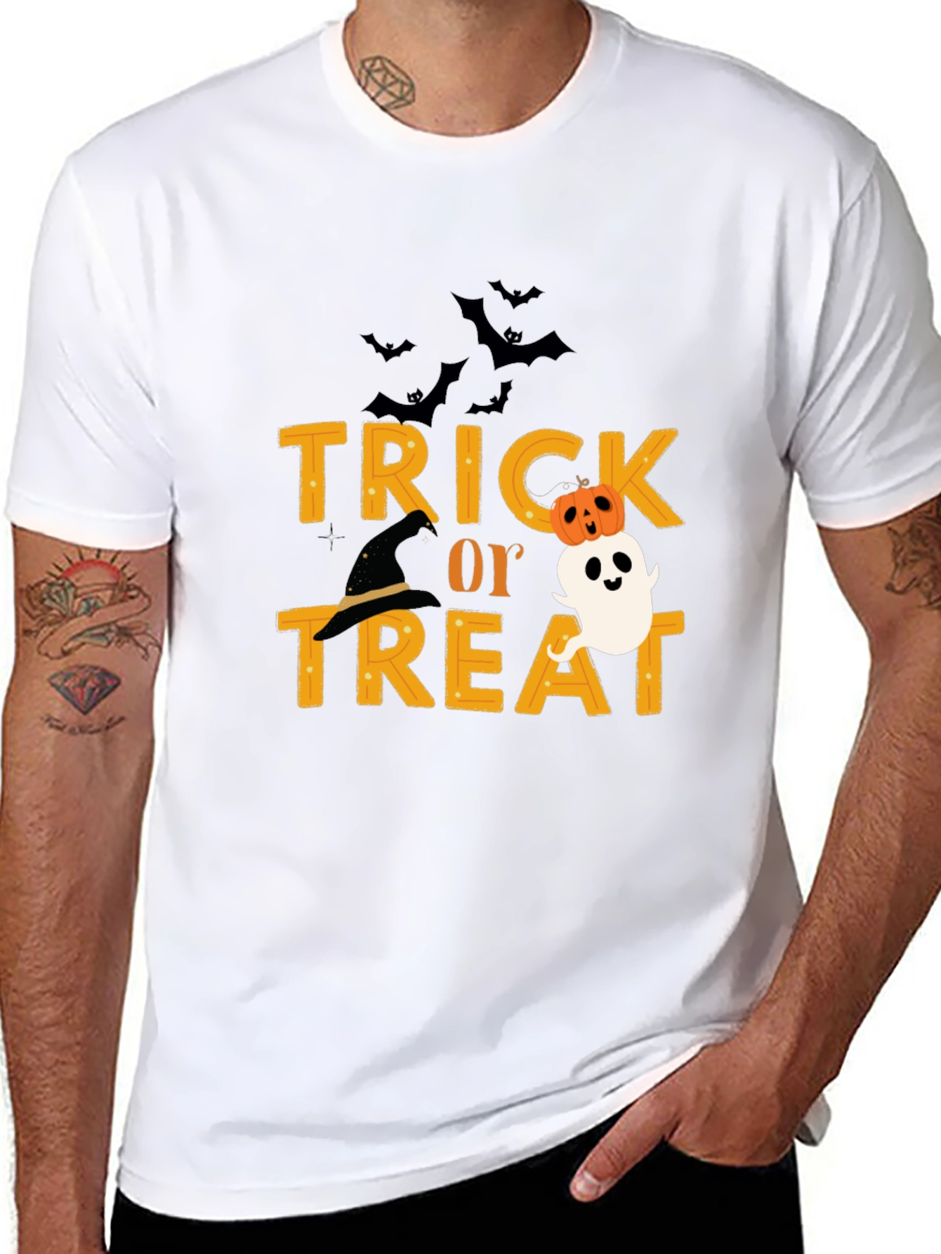 Halloween Trick or Treat Graphic Tee