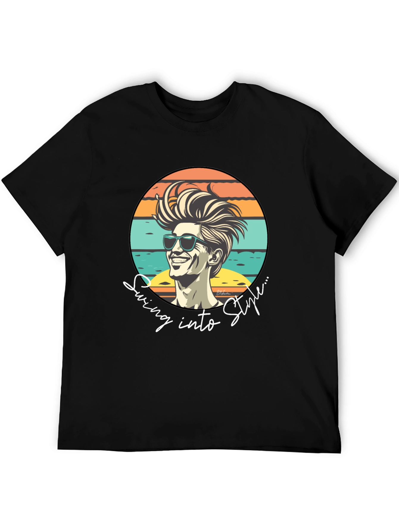 Retro Style Graphic T-Shirt - Swing into Style