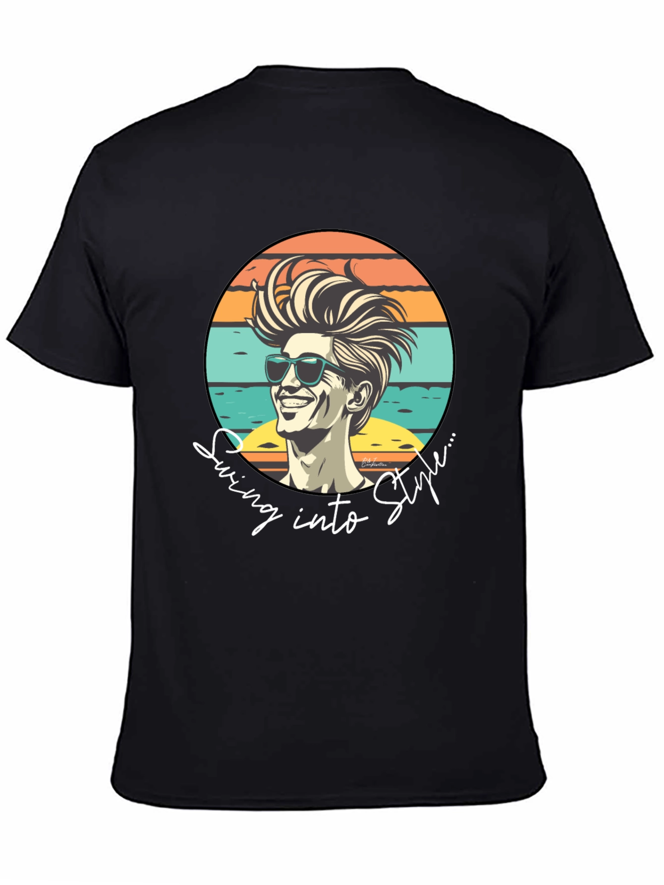Retro Style Graphic T-Shirt - Swing into Style