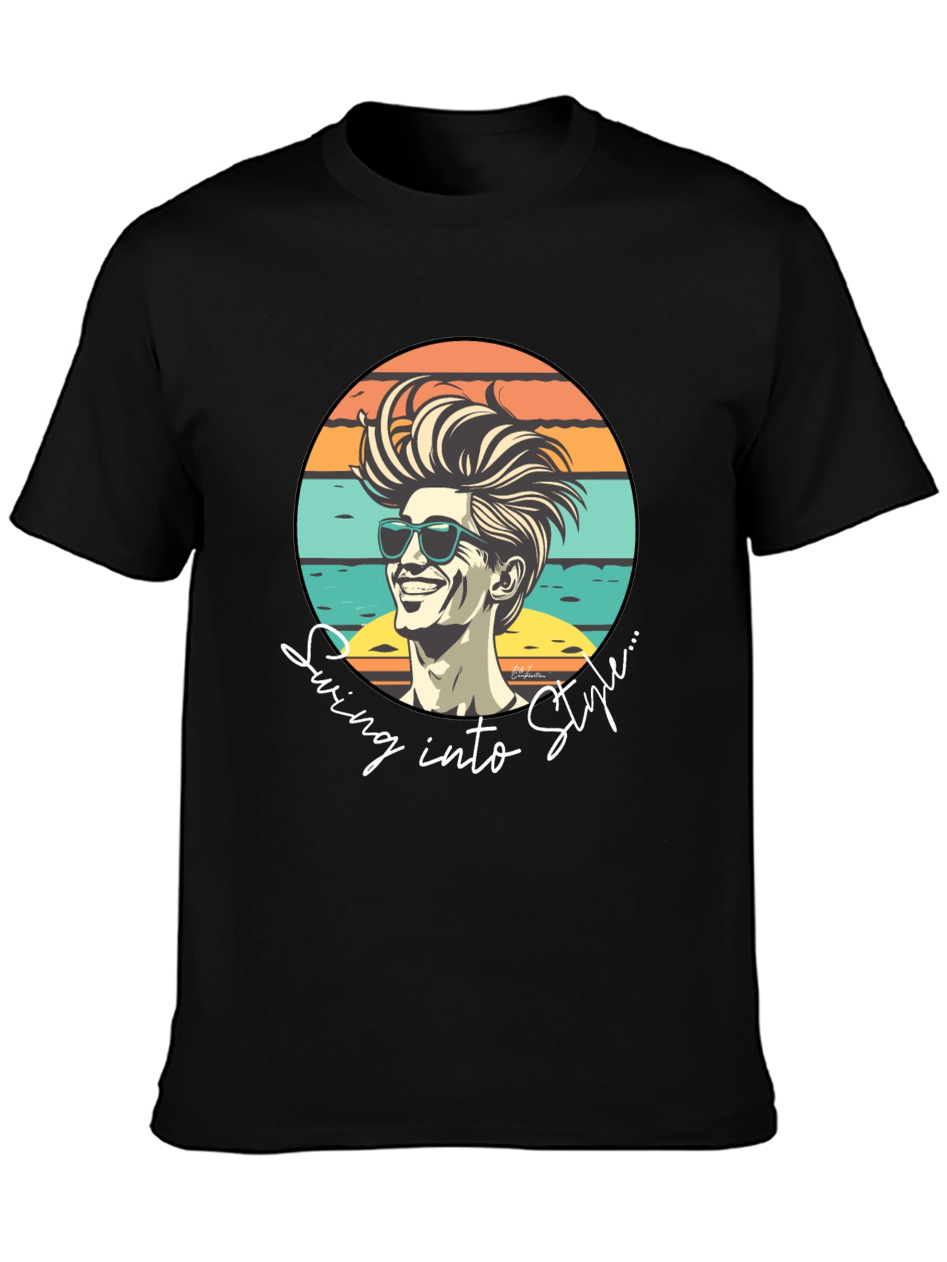 Retro Style Graphic T-Shirt - Swing into Style