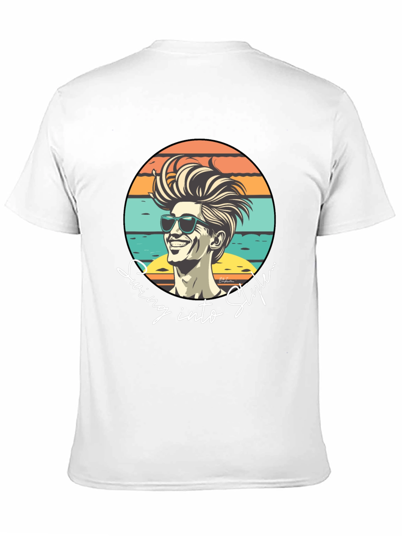 Retro Style Graphic T-Shirt - Swing into Style