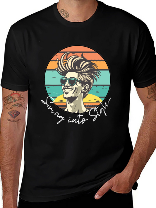 Retro Style Graphic T-Shirt - Swing into Style