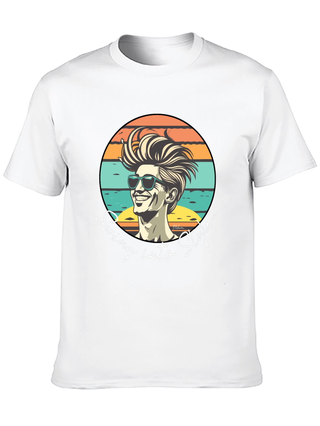 Retro Style Graphic T-Shirt - Swing into Style