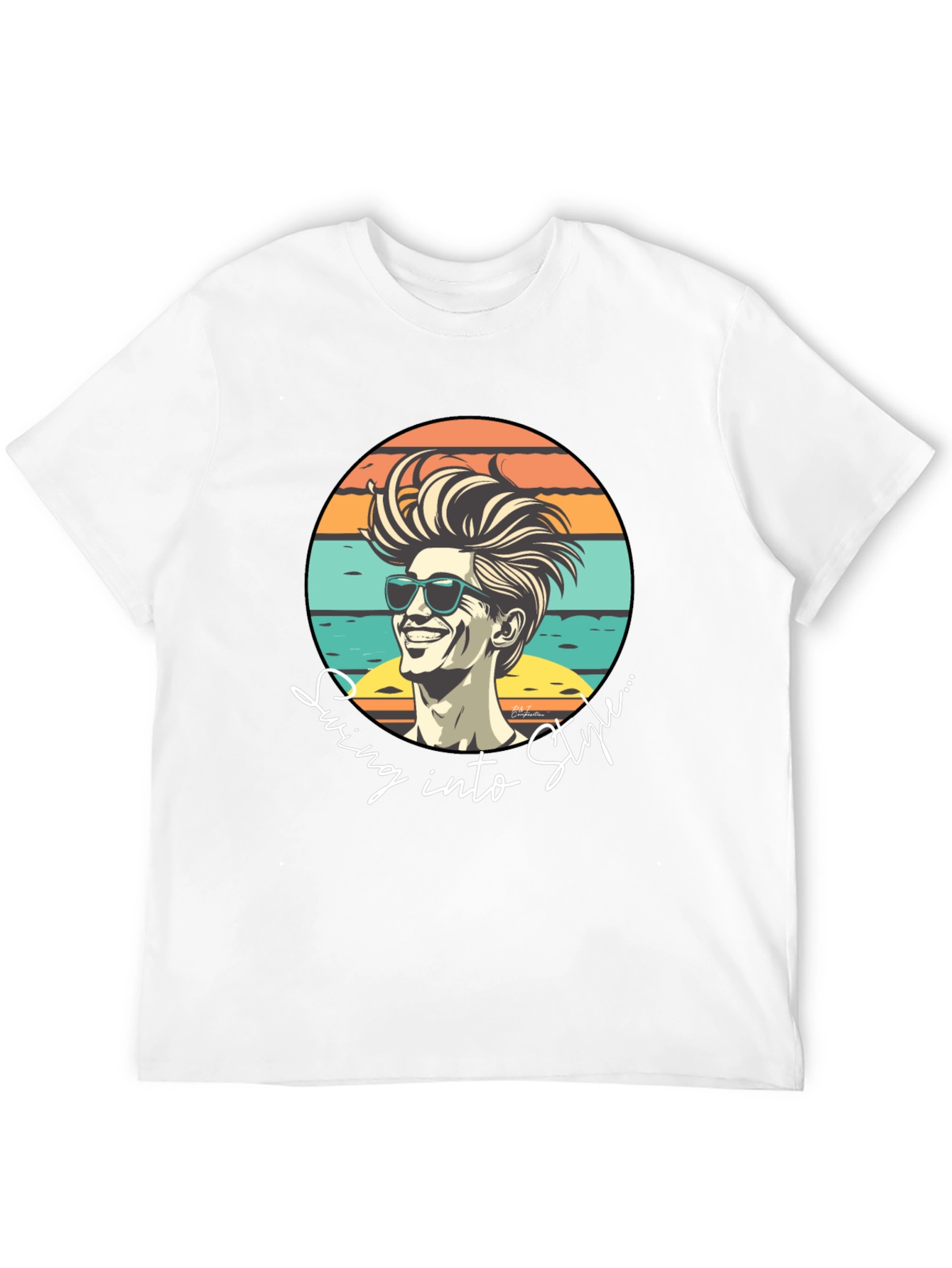 Retro Style Graphic T-Shirt - Swing into Style