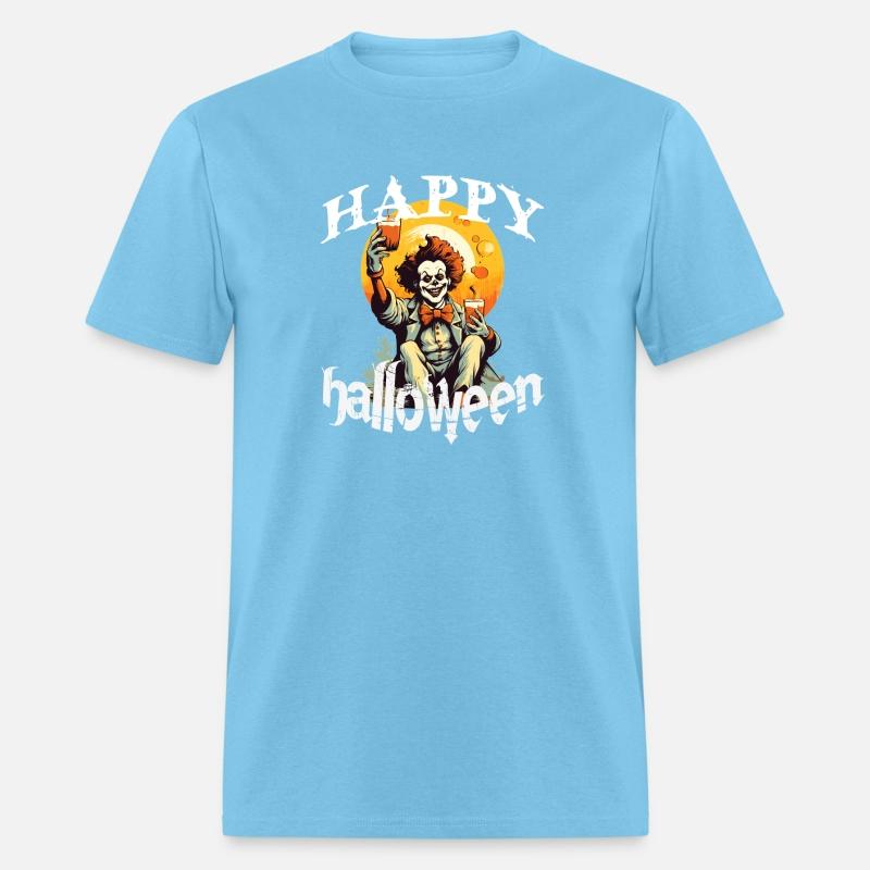 Halloween Creepy Clown Drinking