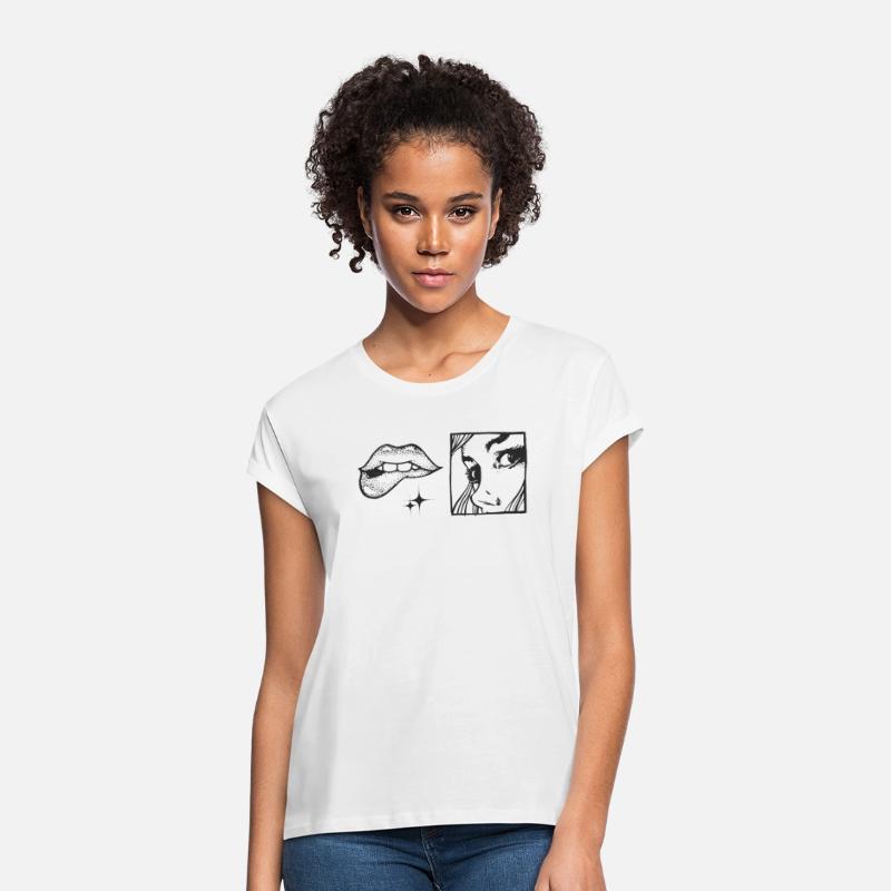 Hand Drawn Tattoo Style Women's Tee
