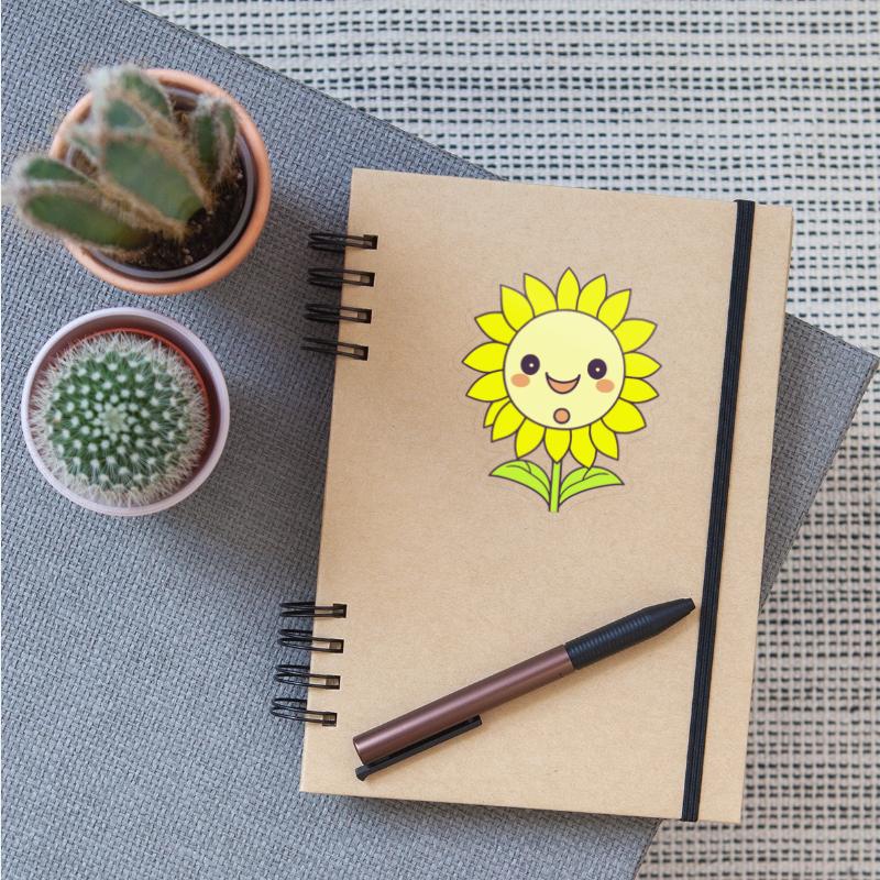 Happy Kawaii Sunflower