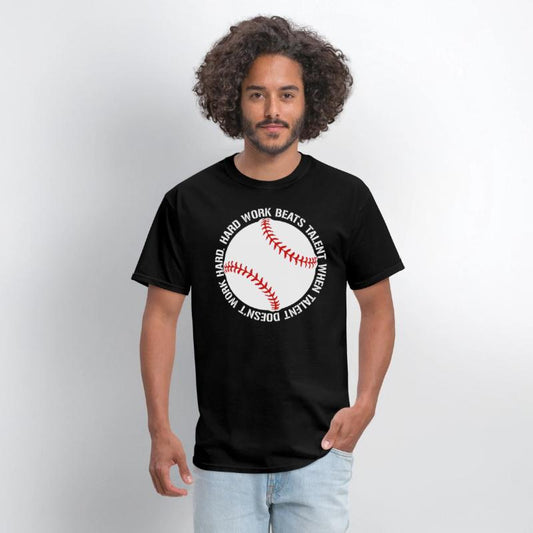 Hard Work Beats Talent Baseball shirt