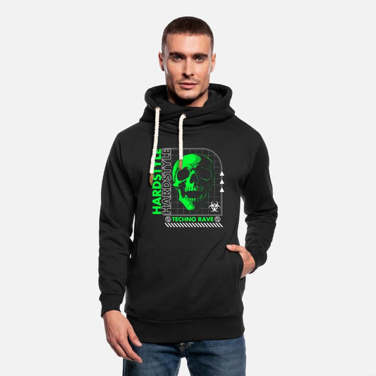 Hardstyle Rave Outfit Green Skull Retro