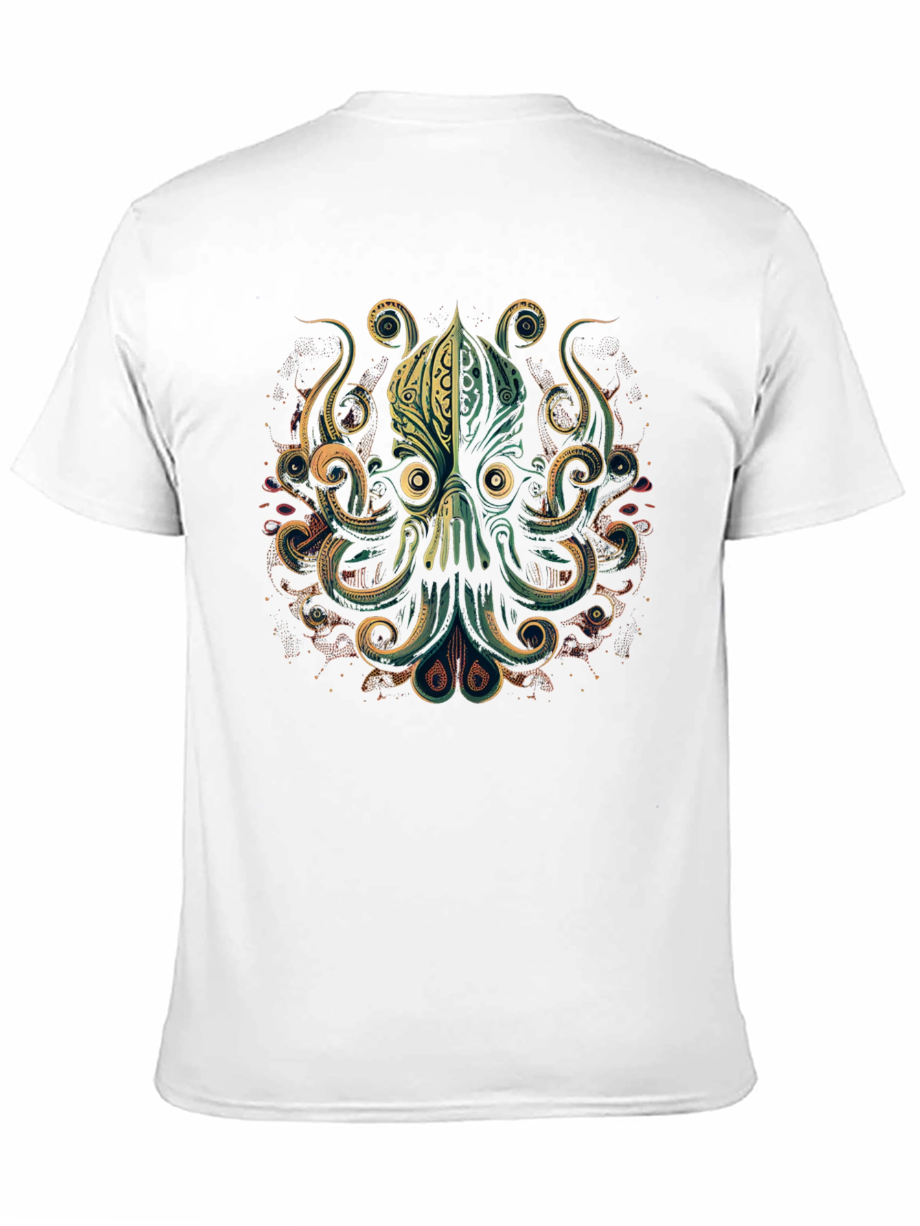 Octopus Graphic Black T-Shirt