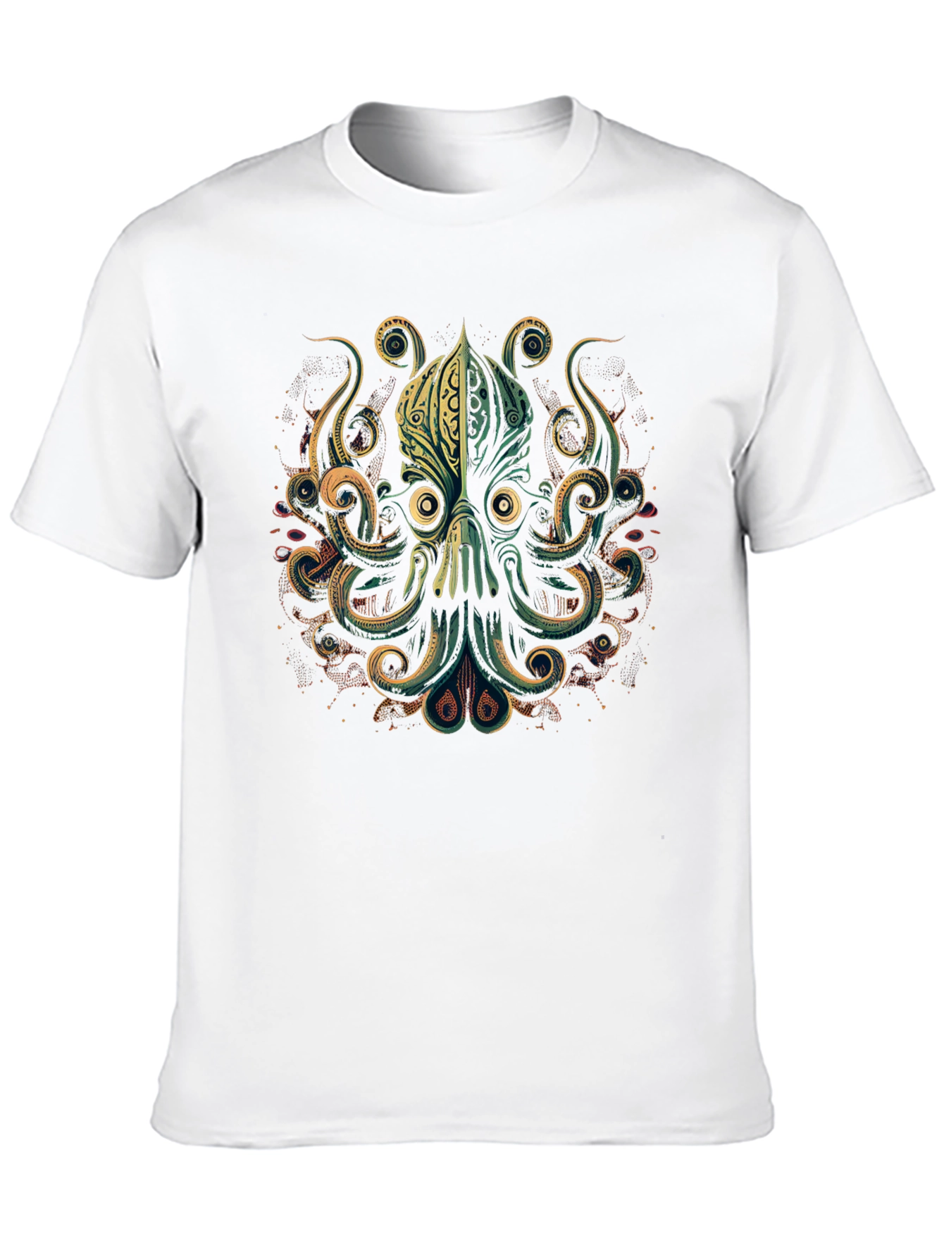 Octopus Graphic Black T-Shirt