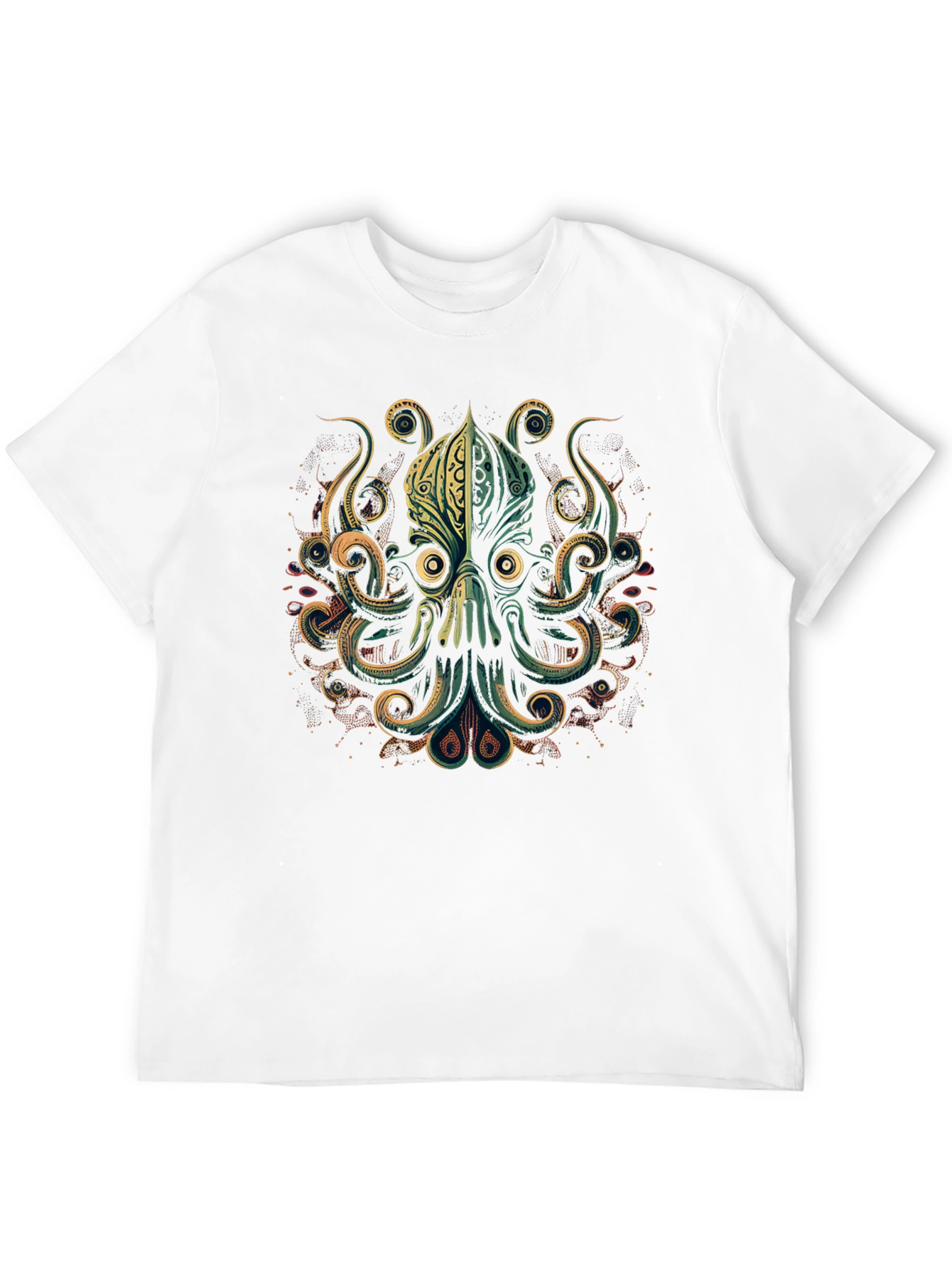 Octopus Graphic Black T-Shirt