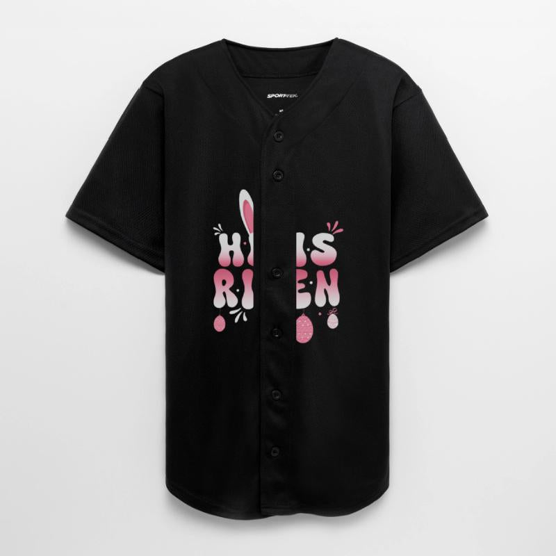 He Is Risen Easter Celebration Theme Bunny Eggs