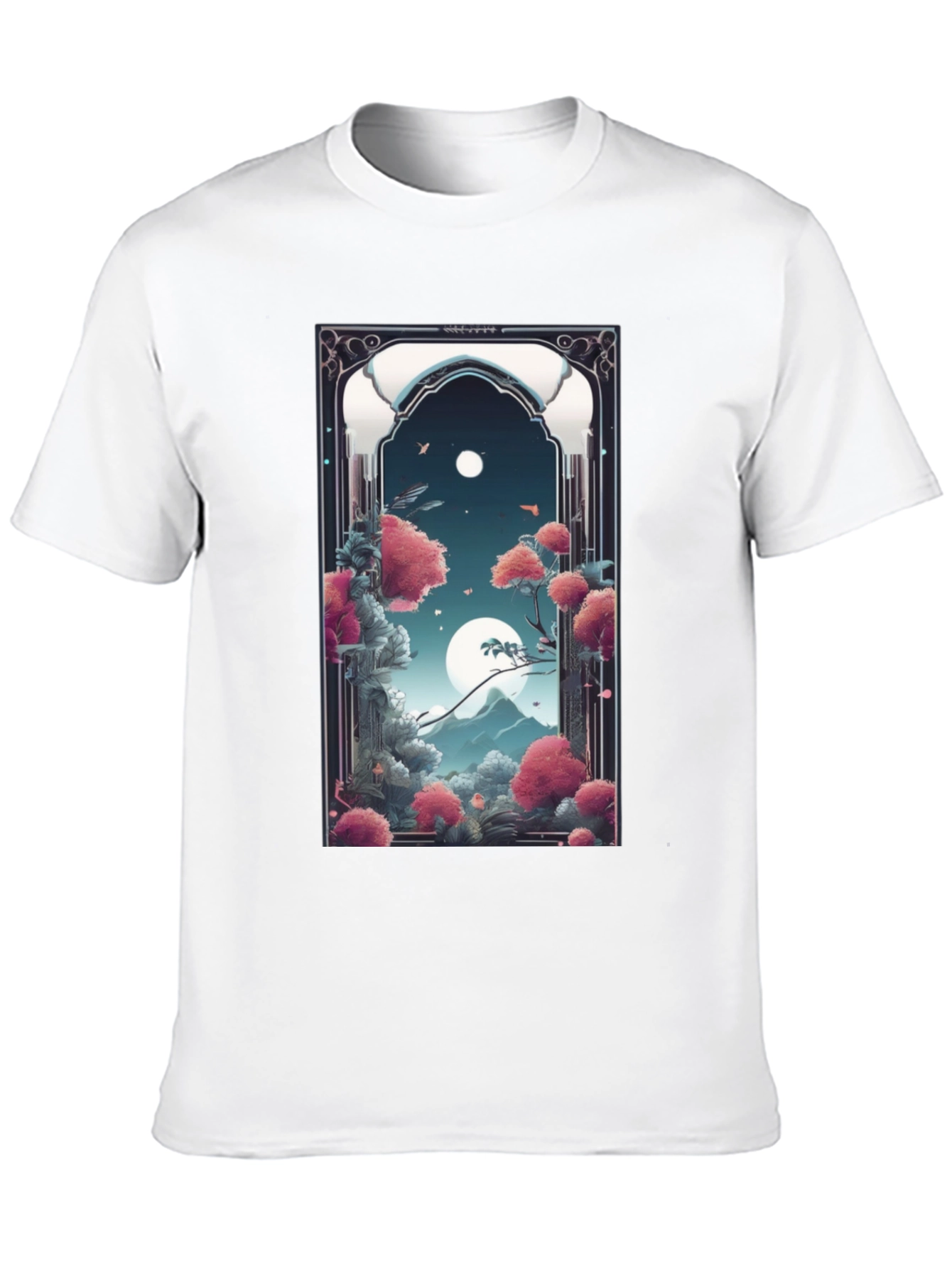 Mystic Archway Graphic Tee - Unisex Cotton Blend