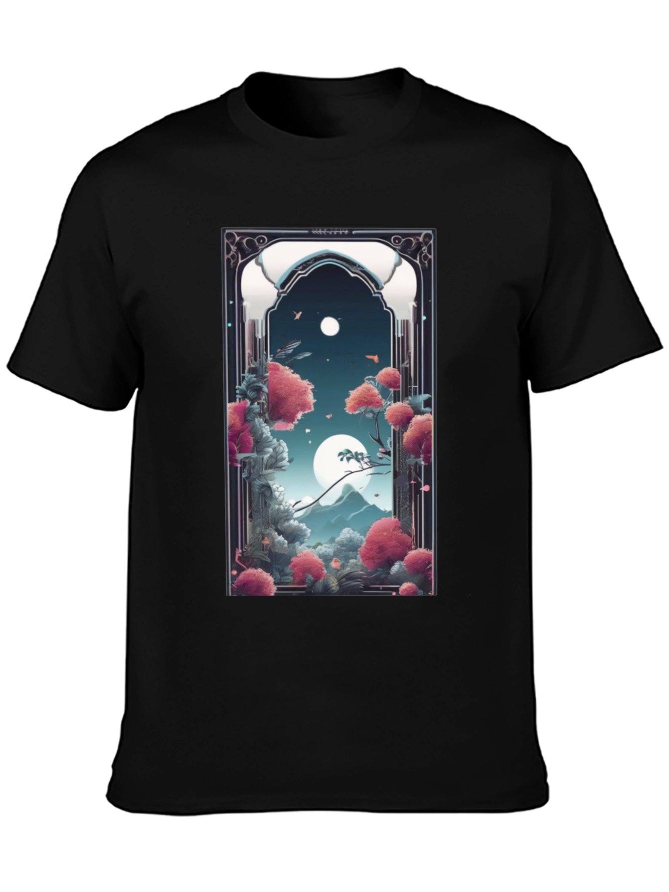 Mystic Archway Graphic Tee - Unisex Cotton Blend