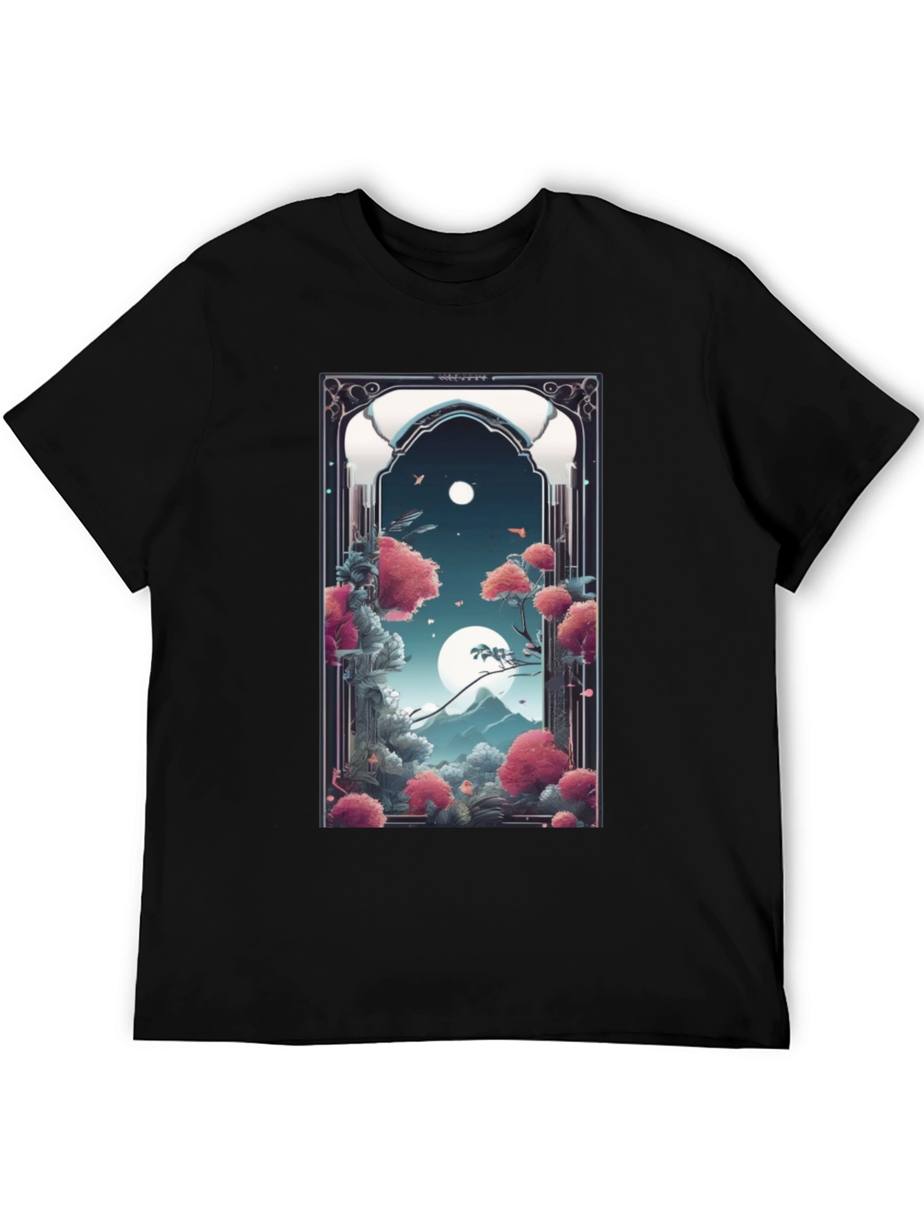 Mystic Archway Graphic Tee - Unisex Cotton Blend