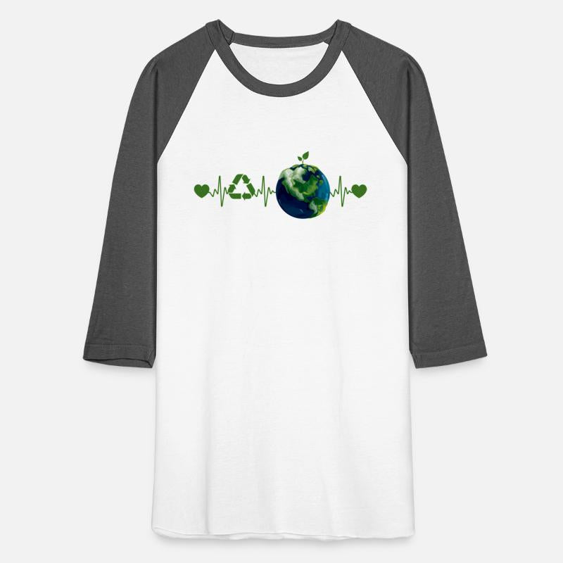 Heart Beat Earth Day Recycle Love Earth Day Annive
