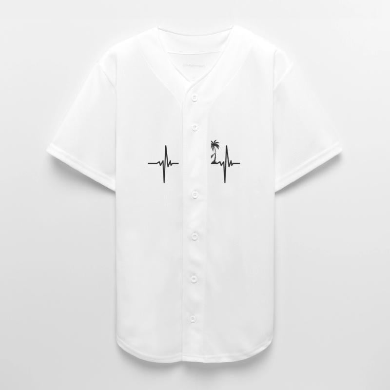 Heartbeat For Relaxation Vacation And Palm Trees