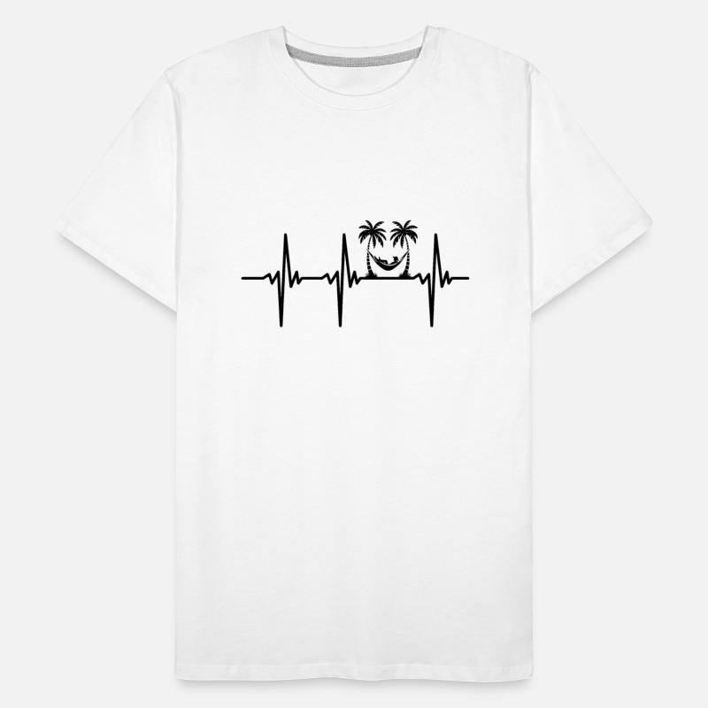 Heartbeat For Tropical Vacations, Sea And Palm