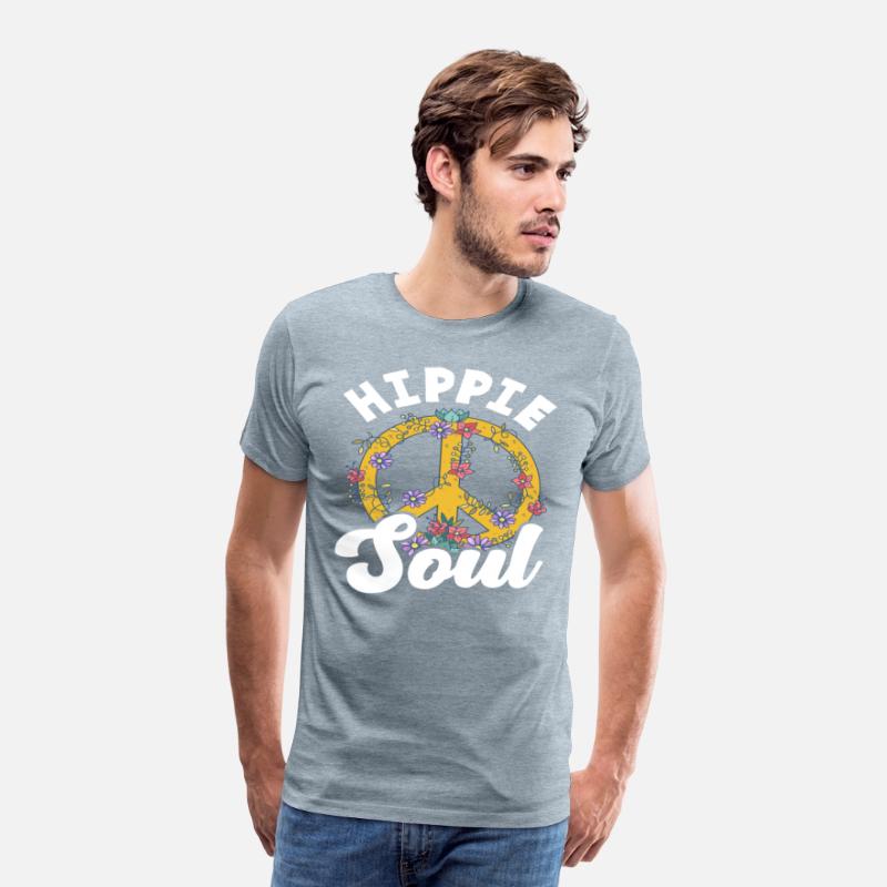 Hippie Soul Peace Sign Floral Art