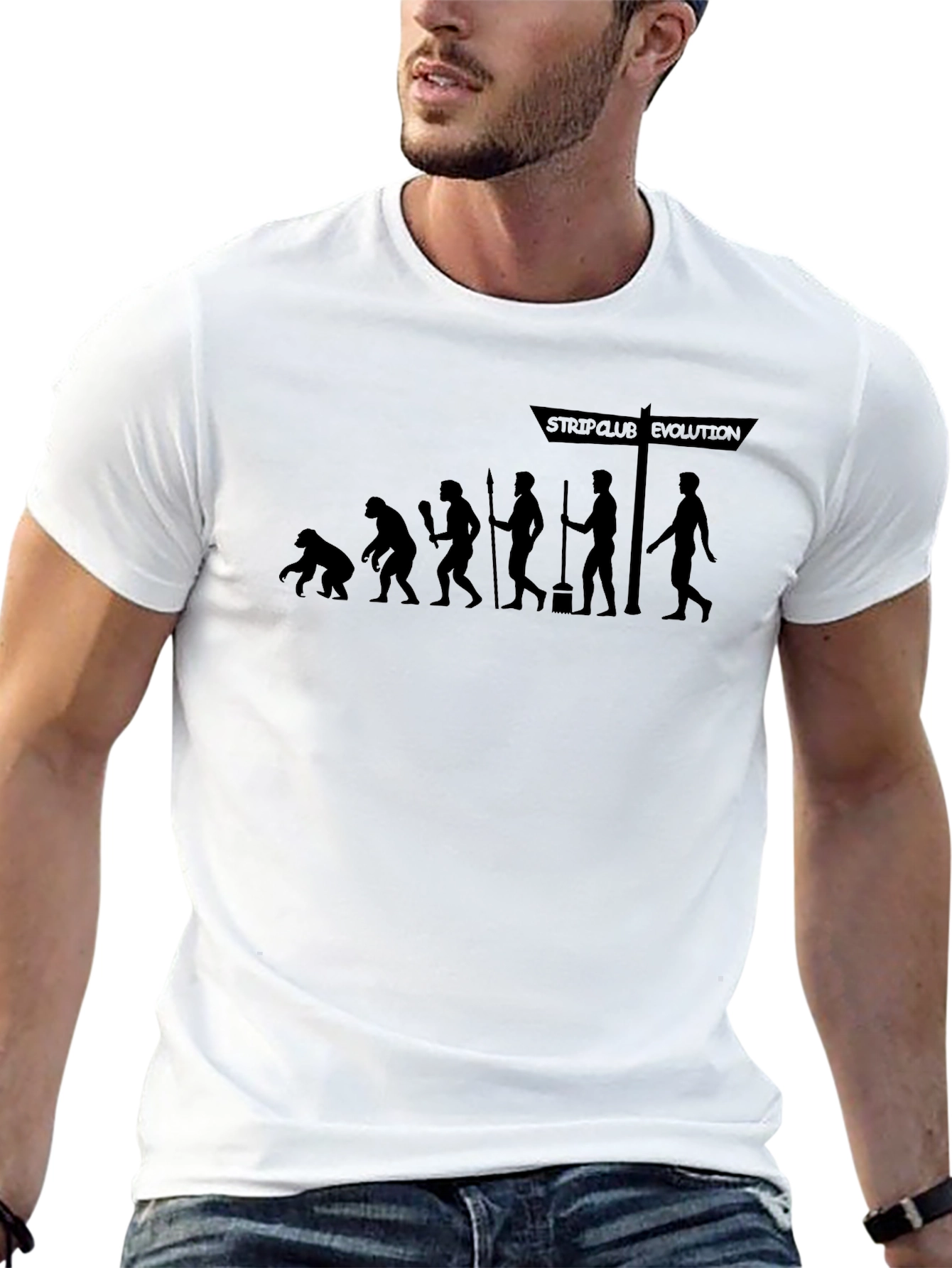 Evolution Strip Club Graphic T-Shirt
