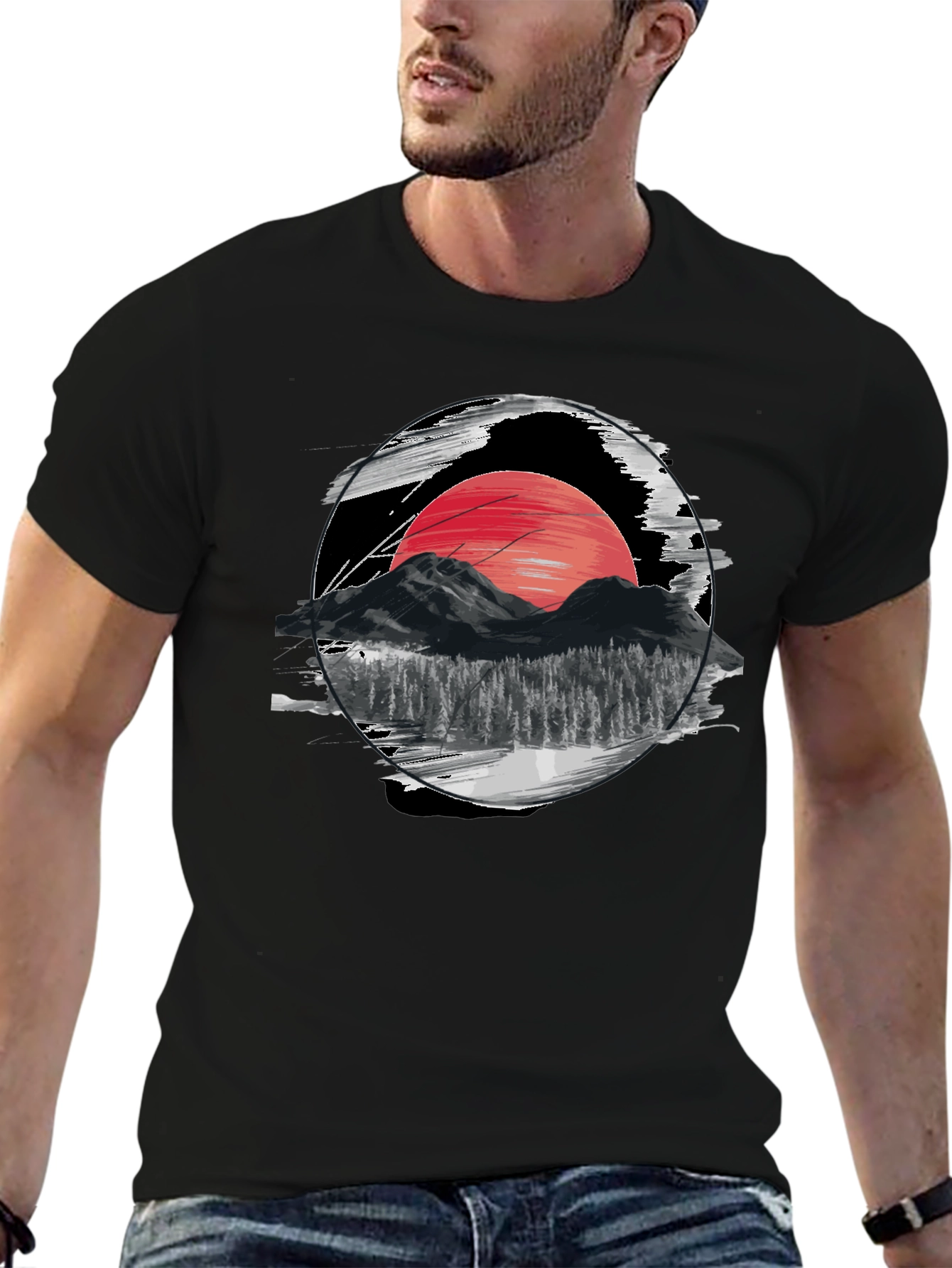 Mountain Sunset Graphic Tee