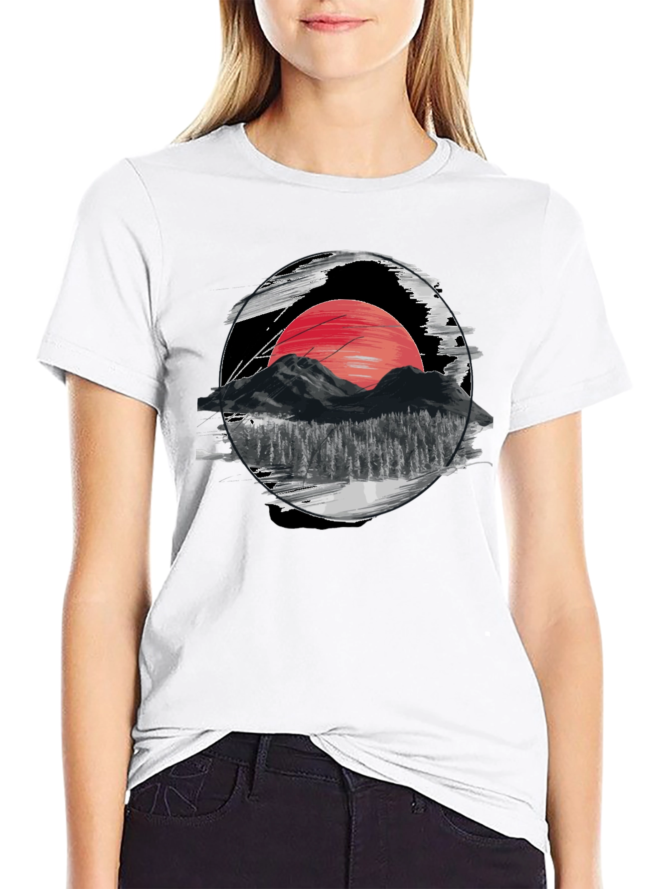 Mountain Sunset Graphic Tee