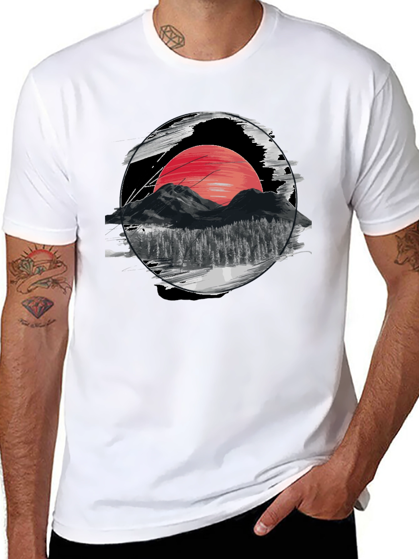 Mountain Sunset Graphic Tee