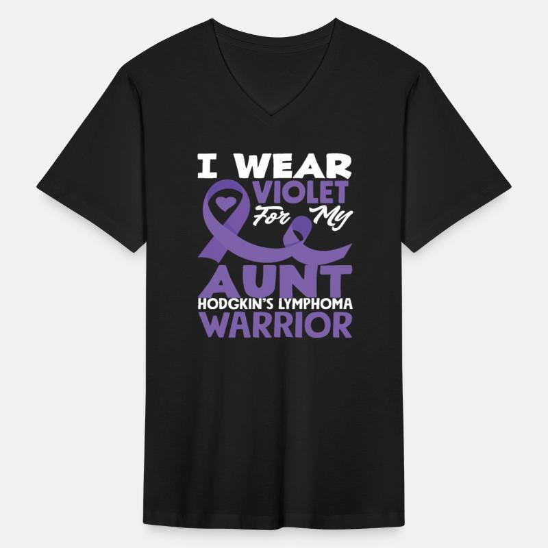 Hodgkin's Lymphoma Awareness Wear Violet My Aunt