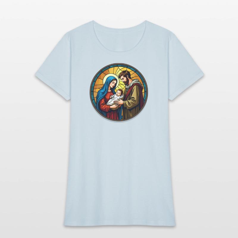 Holy Family Stained Glass Nativity Ar