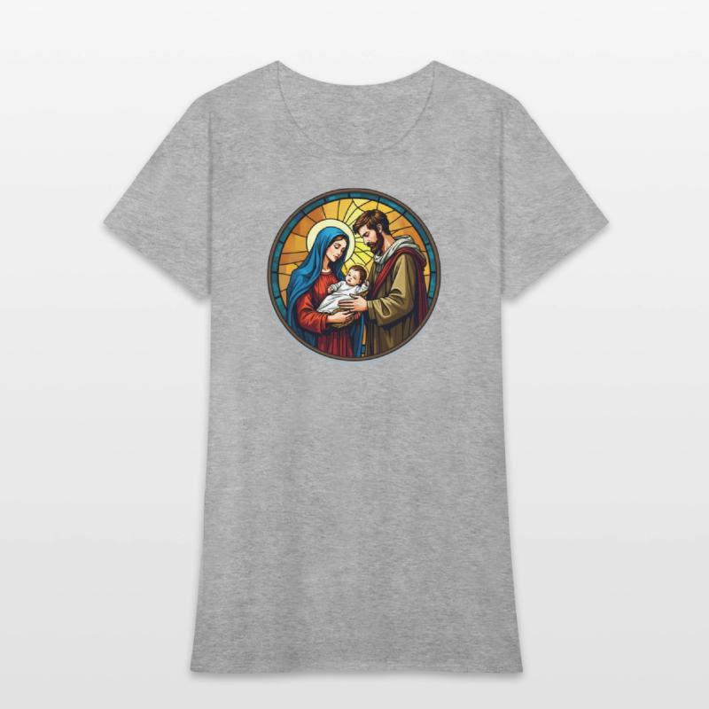 Holy Family Stained Glass Nativity Ar