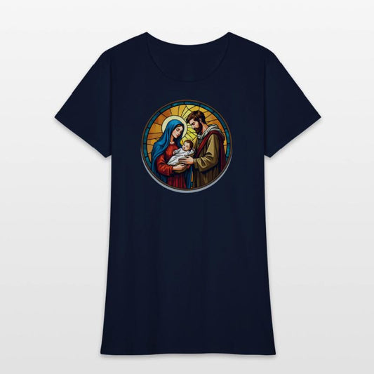 Holy Family Stained Glass Nativity Ar