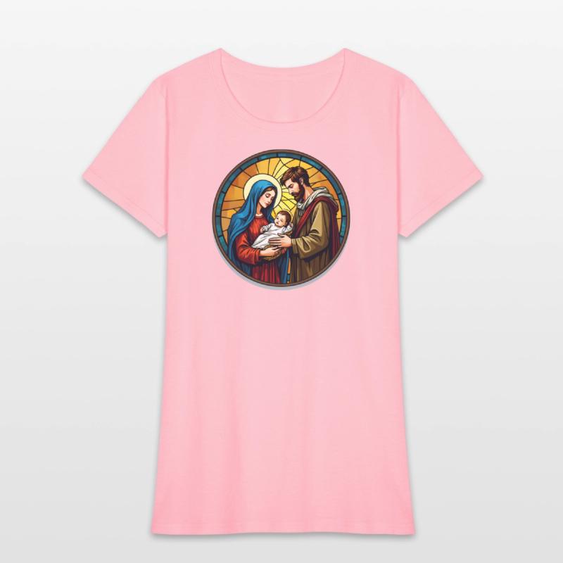 Holy Family Stained Glass Nativity Ar