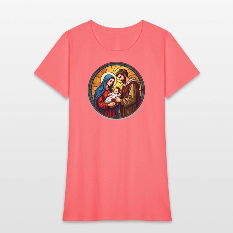 Holy Family Stained Glass Nativity Ar