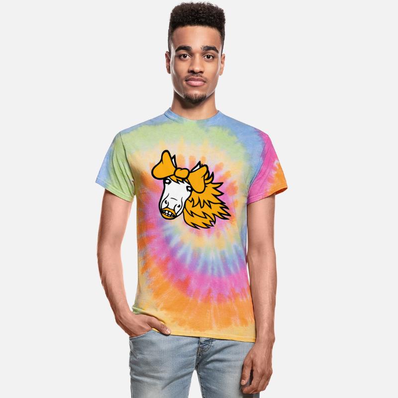 Horse Sweet Girl Female Cute Bow Tie Long Hair Fun