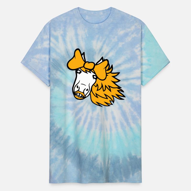 Horse Sweet Girl Female Cute Bow Tie Long Hair Fun